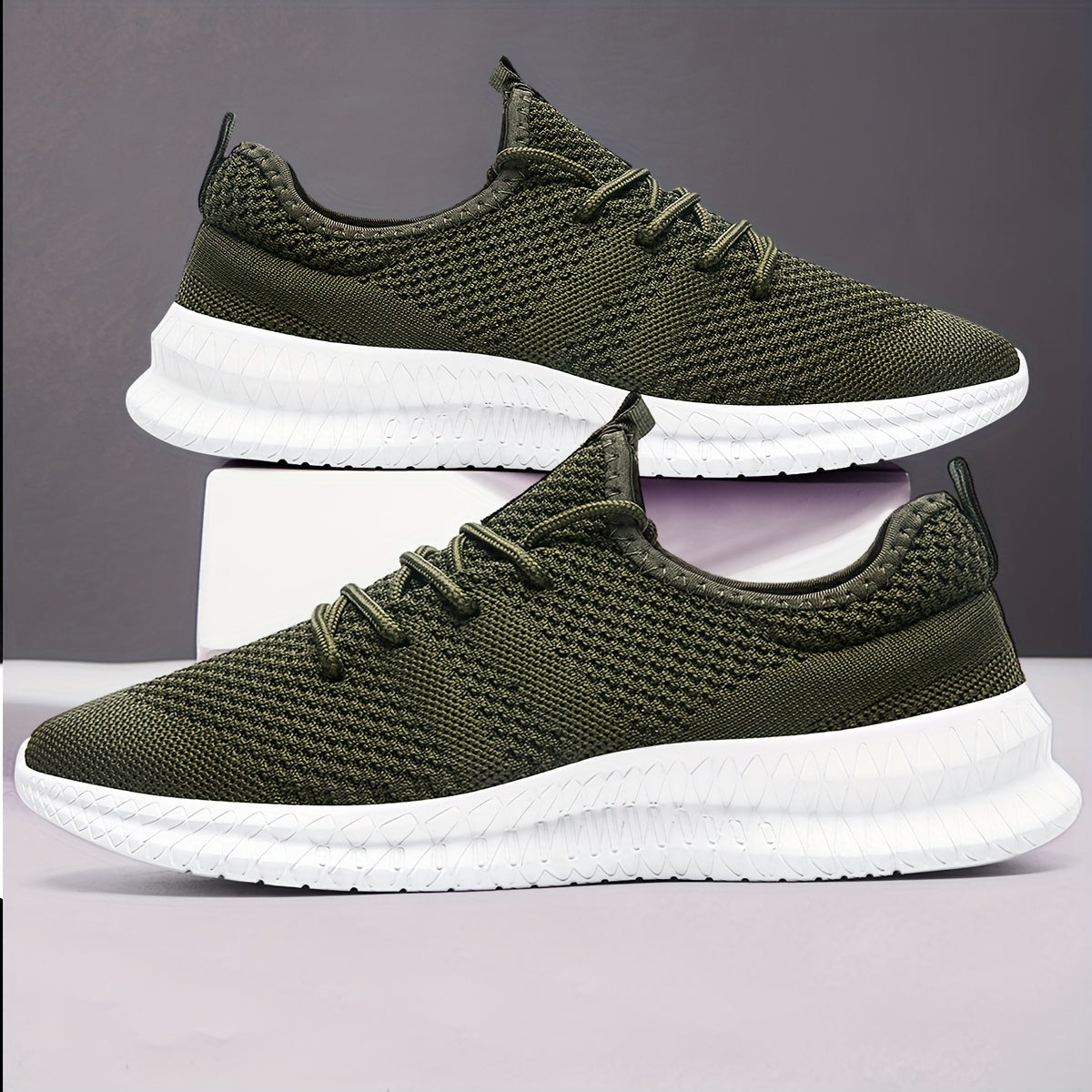 Running Shoes Knit Breathable Athletic Walking Sneakers